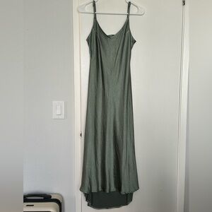 Jade Silk Dress